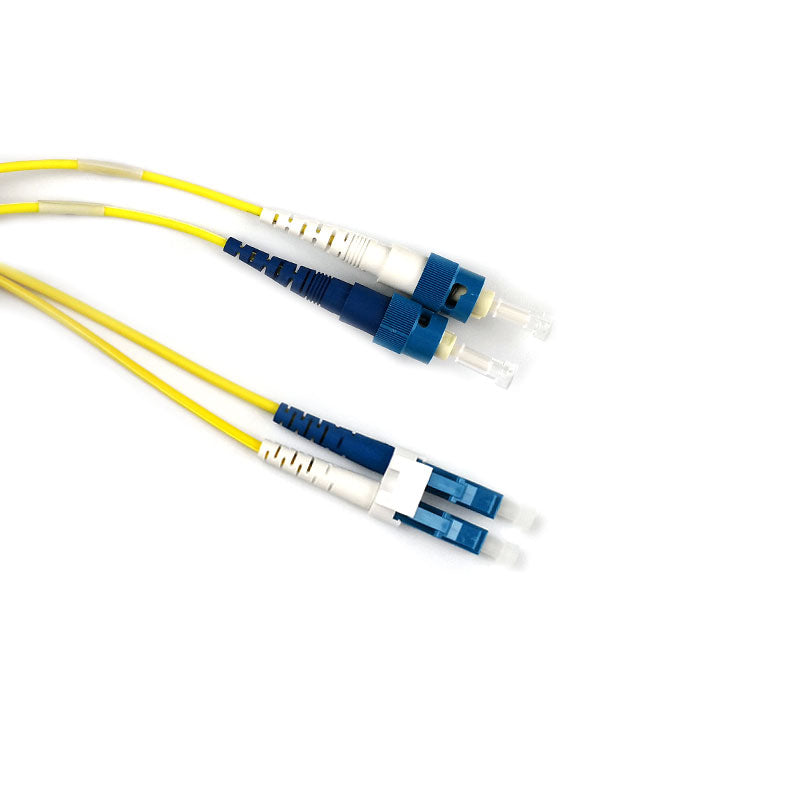 (2m) LC/UPC - ST/UPC Single Mode Fiber Optic Duplex Patch Cord - 1.8mm LSZH (2m) LC/UPC - ST/UPC Single Mode Fiber Optic Duplex Patch Cord - 1.8mm LSZH