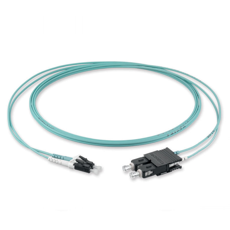 (8m) LC/PC - SC/PC Multimode OM3 Fiber Optic Duplex Patch Cord - 1.8mm LSZH (8m) LC/PC - SC/PC Multimode OM3 Fiber Optic Duplex Patch Cord - 1.8mm LSZH