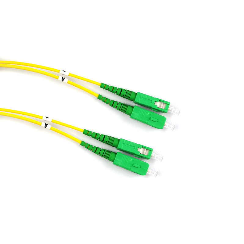 (5m) SC/APC - SC/APC Single Mode Fiber Optic Duplex Patch Cord - 2mm LSZH (5m) SC/APC - SC/APC Single Mode Fiber Optic Duplex Patch Cord - 2mm LSZH