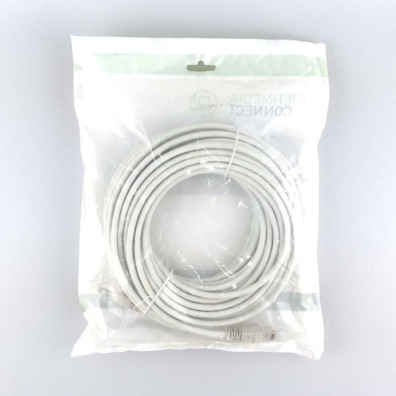 Cat5e Unshielded (U/UTP) Ethernet Network Cable LSZH 15m Grey Patch Cord Cat5e Unshielded (U/UTP) Ethernet Network Cable LSZH 15m Grey Patch Cord