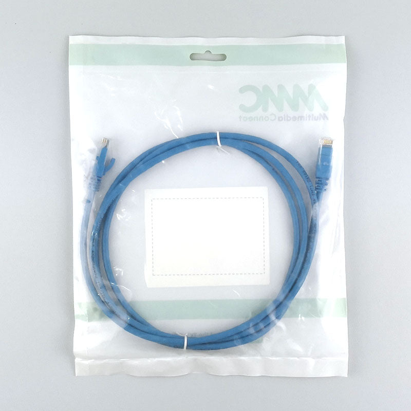Cat6 Unshielded (U/UTP) Ethernet Network Cable PVC 2m Blue Patch Cord