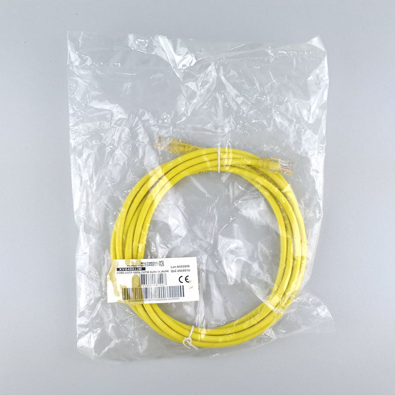 Cat5e Unshielded (U/UTP) Ethernet Network Cable PVC 3m Yellow Patch Cord