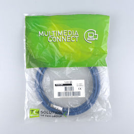 Cat6 Unshielded (U/UTP) Ethernet Network Cable PVC 3m Blue Patch Cord